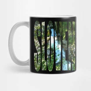 Slovenia photo in text Mug